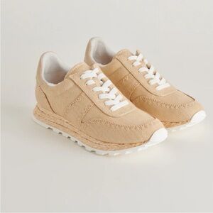 Dolce Vita Ayita new light natural raffia sneakers